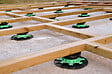 JOUPLAST - 11 plots réglables lambourde - Noir vert - 50-80mm - vignette
