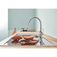 GROHE - Mitigeur d'évier Bauloop 2020 GROHE 31368001 - monocommande - col de cygne - chrome - vignette