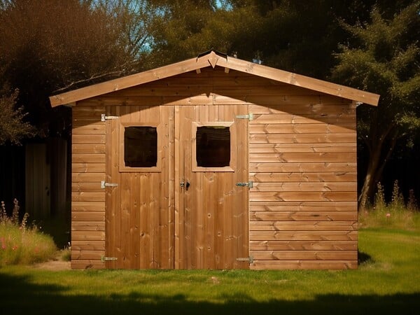HABRITA - Abri de jardin bois Therma - 7.25m² - large