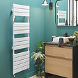 ATLANTIC - Radiateur sèche-serviettes Adélis Atlantic - Eau chaude - 973W - Anthracite - vignette