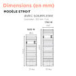 THERMOR - Radiateur sèche-serviettes électrique étroit Riviera 2 - Avec soufflerie - 750+1000W - Vert eucalyptus - vignette
