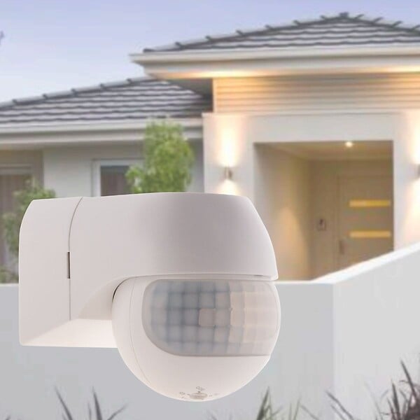 ELEXITY - Détecteur de mouvement orientable et compact int/ext IP44 - Blanc - Zenitech - large