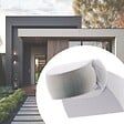 ELEXITY - Détecteur de mouvement mural + plafond - IP44 - Blanc - Zenitech - vignette