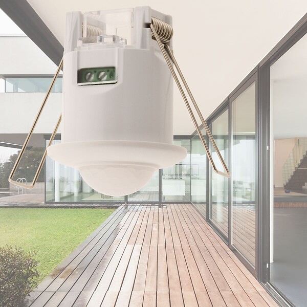 ELEXITY - Mini détecteur de mouvement encastrable IP20 - Blanc - Zenitech - large