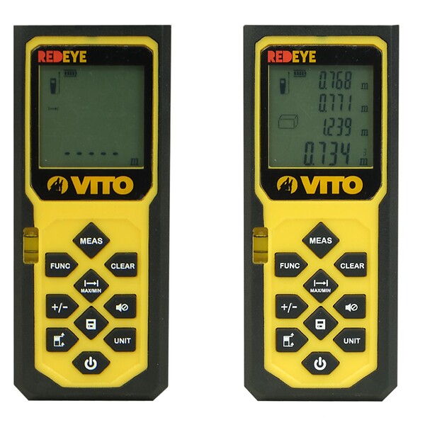 VITO - Télémètre laser Digital professionnel portée 60 m précision 3 mm Arrêt auto mesure de distances VITO - large