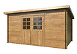 WHITE WOOD - Abri de jardin en bois Lola 2 traité autoclave ép.28mm - White Wood - 13,7m² - vignette