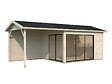 PALMAKO - Studio de jardin en bois Amanda - Intérieur : 11,2 m² + Pergola 7,8m² - vignette
