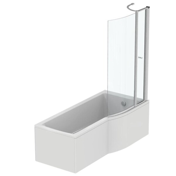 IDEAL STANDARD - Ideal Standard Tablier baignoire frontal 1700 mm asymétrique Connect Air blanc - large