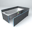 WEDI - Tablier de baignoire - Retour 760 x 600 x 30 mm- réf : 073820102 - vignette