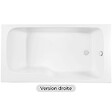 JACOB DELAFON - Baignoire bain douche Malice antidérapante + nettoyant 170 x 90 version droite - vignette