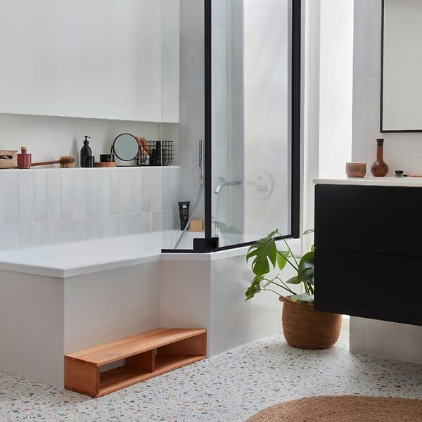JACOB DELAFON - Baignoire bain douche 160 x 90 cm Neo blanc brillant droite - large
