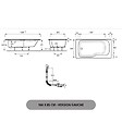 JACOB DELAFON - Baignoire bain douche Malice + nettoyant 160 x 85, version gauche - vignette