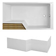 JACOB DELAFON - Pack baignoire bain douche 160 x 90  Neo version droite + tablier - vignette