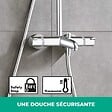 HANSGROHE - Colonne de douche avec mitigeur thermostatique bain/douche Showerpipe CROMETTA S240 - Chromé - vignette