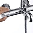 HANSGROHE - Vernis Shape Colonne de douche 230 1jet avec mitigeur baignoire, Chrome (26284000) - vignette