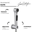 JACOB DELAFON - Douchette WC Elate chromée + support + flexible - vignette