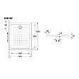 VILLEROY ET BOCH - Receveur O.NOVO extra plat - rectangulaire - Dimensions : 100 X 80 cm - Couleur : BLANC- réf : 60618001 - VILLEROY ET BOCH - vignette