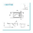 INTEC - Lavabo Mural en Résine Blanc 50 x 32 cm Vasque Suspendue Anti-chocs - Evier Lave-Mains Salle de Bain WC Garage Buanderie - vignette