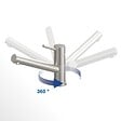 VILLEROY ET BOCH - Robinet cuisine rabattable  Como window acier massif - vignette