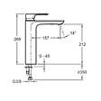 JACOB DELAFON - Lot de 2 mitigeurs lavabo haut Aleo+ sans vidage chromés - vignette