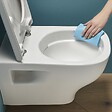 JACOB DELAFON - Pack WC suspendu sans bride Struktura avec abattant + bâti support + plaque - vignette