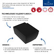 VILLEROY ET BOCH - WC suspendu sans bride  Memento 2.0 avec abattant Pure Black - vignette