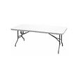KZ GARDEN - Table de jardin pliante 8 places 180x75xH74 cm Blanche Polypropylène Haute resistance Camping Réceptions KZ GARDEN - vignette