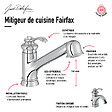 JACOB DELAFON - Evier à encastrer 1 bac Gaspard + robinet cuisine Fairfaix avec douchette - vignette