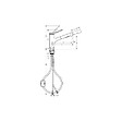 HANSGROHE - Evier 1 bac 840 S52 synthèse noir + robinet de cuisine avec douchette Zesis M33 150 2 jets aspect acier inox - vignette