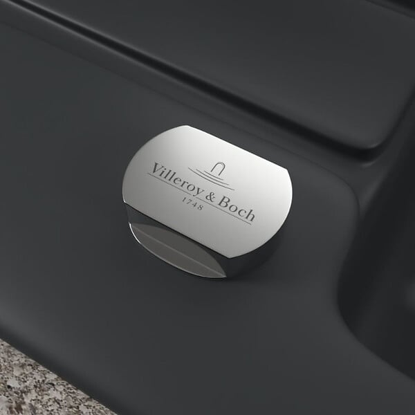 VILLEROY ET BOCH - Evier  Architectura 50 Pure Black - Vidage automatique inclus - large