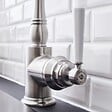 JACOB DELAFON - Mitigeur cuisine Cleo, Bec haut inox brosse - vignette