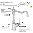 JACOB DELAFON - Mitigeur cuisine bec haut Cleo chrome + Nettoyant Briochin - vignette