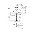 GROHE - Robinet de cuisine Start Classic Quickfix chromé + nettoyant GrohClean - vignette