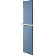 U-TILE - Radiateur électrique Monochrome - coloris bleu intense - 800 Watts - 180 x 40 cm vertical - vignette