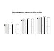 U-TILE - Radiateur électrique Monochrome - coloris bleu intense - 800 Watts - 180 x 40 cm vertical - vignette