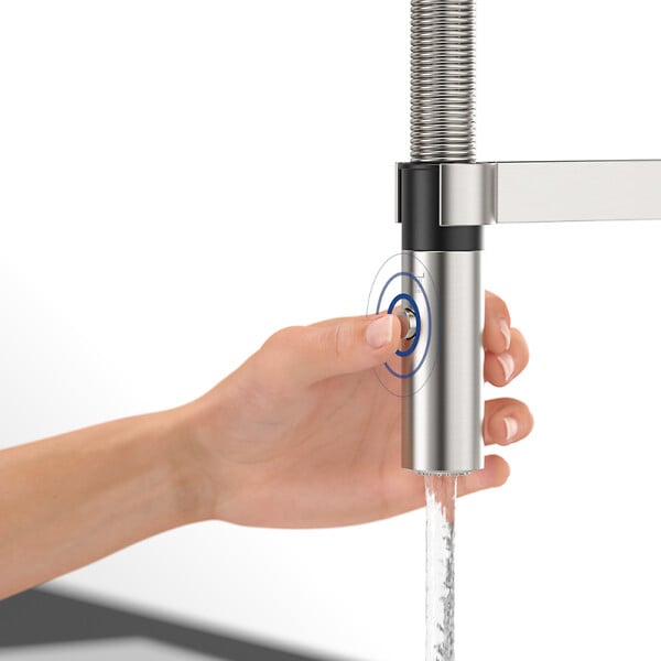 VILLEROY ET BOCH - Robinet cuisine  Steel expert 2.0 acier massif - large