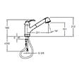 JACOB DELAFON - Robinet cuisine bas avec douchette extractible   Fairfax chrome - vignette