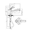VILLEROY ET BOCH - Robinet de cuisine avec douchette Junis Sky Shower Noir mat - vignette