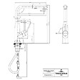 VILLEROY ET BOCH - Robinet cuisine  Subway Style Shower acier massif + nettoyant - vignette