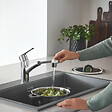 GROHE - Robinet de cusine avec douchette Start 2021 + nettoyant GrohClean - vignette
