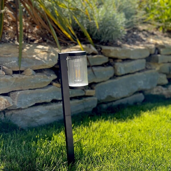 LUMISKY - 2 Balises solaires à piquer BEAMLIT H58cm - large