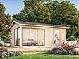 PALMAKO - Studio de jardin en bois Amanda - Intérieur : 17,1 m² - vignette