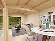 PALMAKO - Studio de jardin en bois Amanda - Intérieur : 17,1 m² - vignette