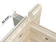 PALMAKO - Garage en bois massif Rasmus - L.420xP.598xH.254cm - vignette
