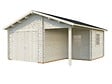 PALMAKO - Garage en bois épicéa Roger - L.564xP.601xH.321cm - vignette