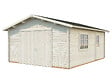 PALMAKO - Garage en bois Roger - Marron - L.514xP.598xH.287cm - vignette