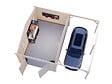PALMAKO - Garage bois avec carport Roger - L.703xP.550xH.316cm - vignette