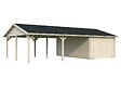 PALMAKO - Garage bois Roger avec double pergola - 64m² - vignette