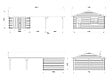 PALMAKO - Garage bois Roger avec double pergola - 64m² - vignette