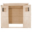 TIMBELA - Abri de jardin en bois - H200 x l204 x L204 cm / 3,53 m2 - M309 - vignette